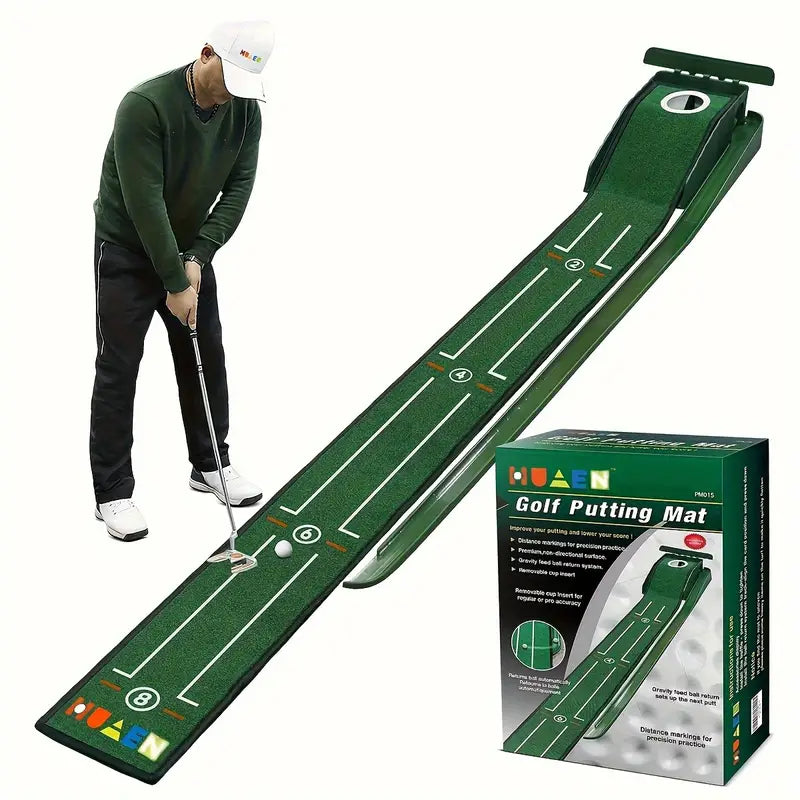 Tragbare Golf-Putt-Trainingsmatte, kompakte Ausgabe