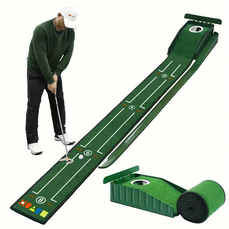 Tragbare Golf-Putt-Trainingsmatte, kompakte Ausgabe