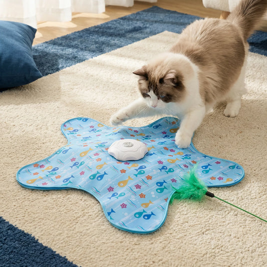 Automatic Teaser Toy for Active House Cats